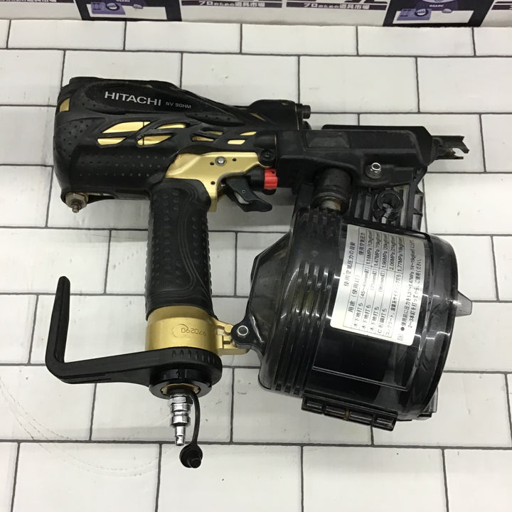 ★ハイコーキ(HIKOKI ※旧:日立工機) 高圧エア釘打ち機 NV90HM【所沢店】