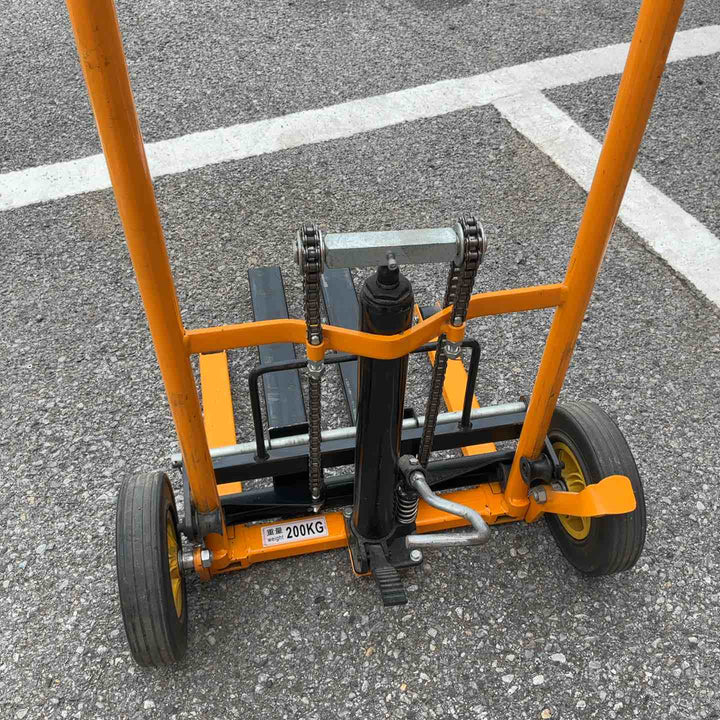 【店頭受取り限定】◇ハンドリフト 200kg 油圧ペダル式 リフト【草加店】