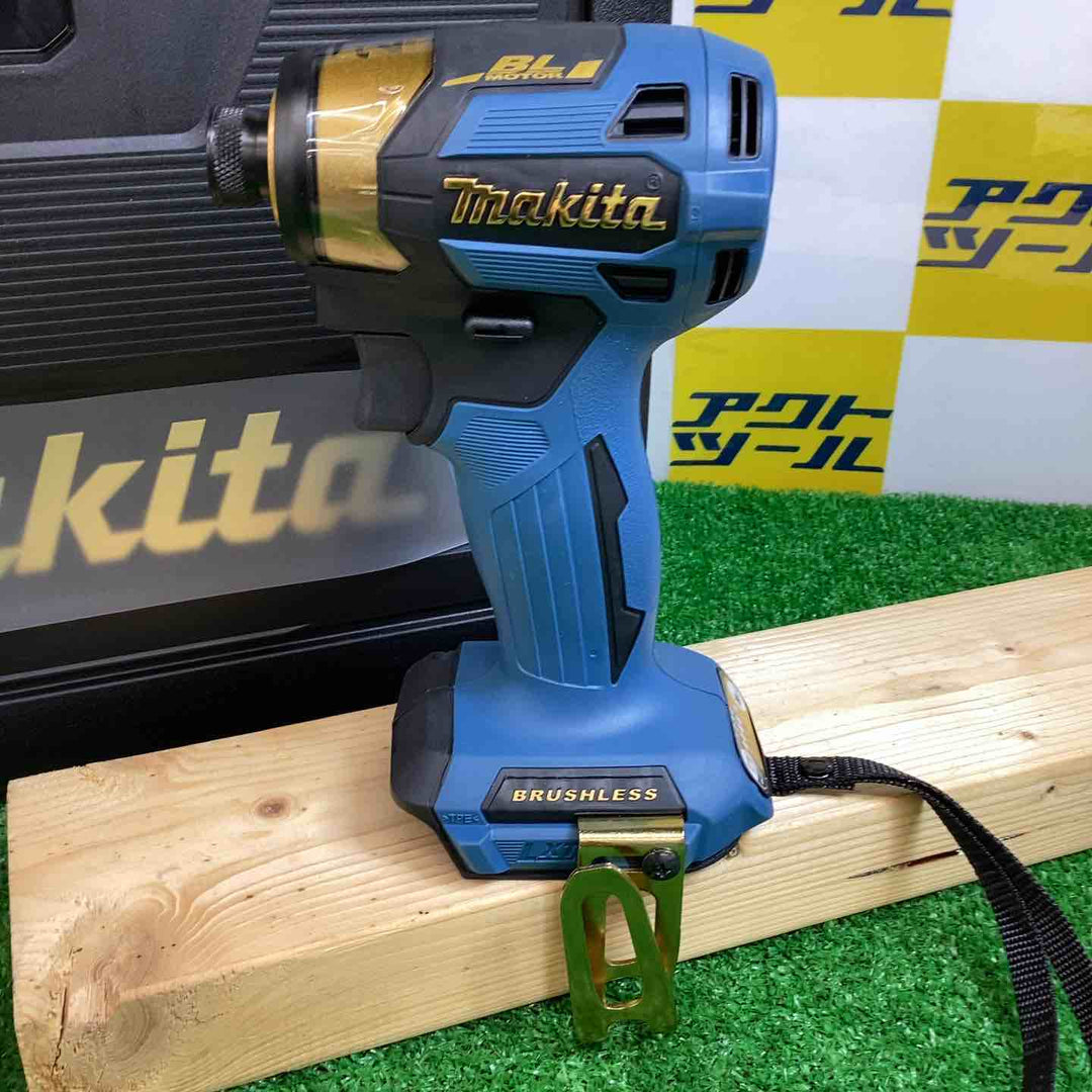◇マキタ(makita) コードレスインパクトドライバー TD173DZPB LXT20周年記念限定カラー プレミアムブルー 本体のみ【越谷店】