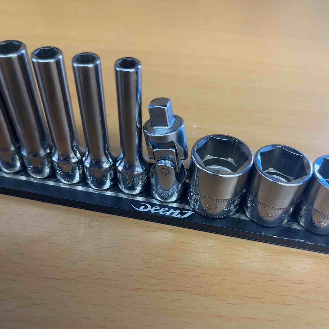 スナップオン Snap-on 1/4シャローソケット 12点セット TMM15/14/13/12/11/10/9/8/7/6/ 5.5/5　1/4ディープソケットセット 12個セット ソケット 計24個 【越谷店】