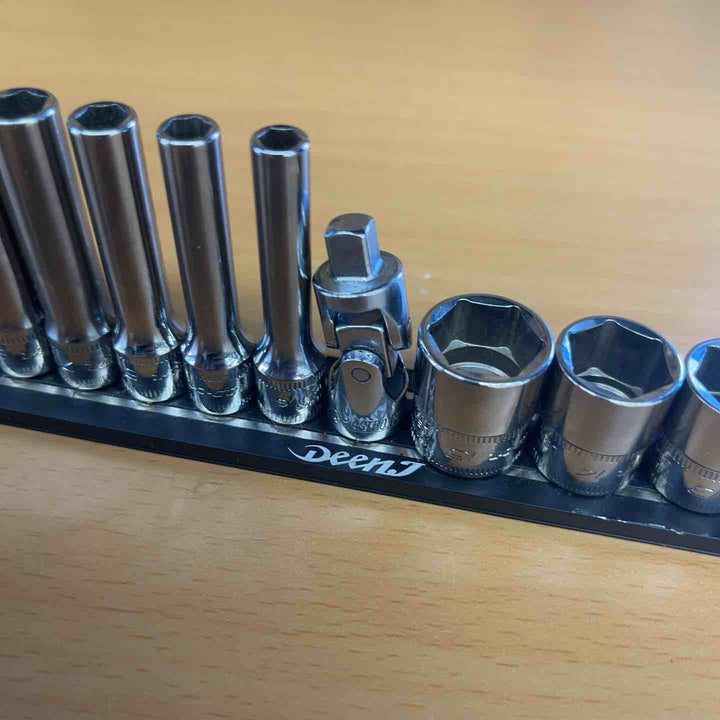 スナップオン Snap-on 1/4シャローソケット 12点セット TMM15/14/13/12/11/10/9/8/7/6/ 5.5/5　1/4ディープソケットセット 12個セット ソケット 計24個 【越谷店】