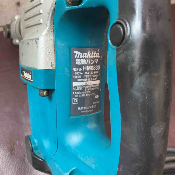【中古品】 マキタ(makita) 電動ハンマ HM0830 削岩機 はつり機 シャンク付属 【東大和店】