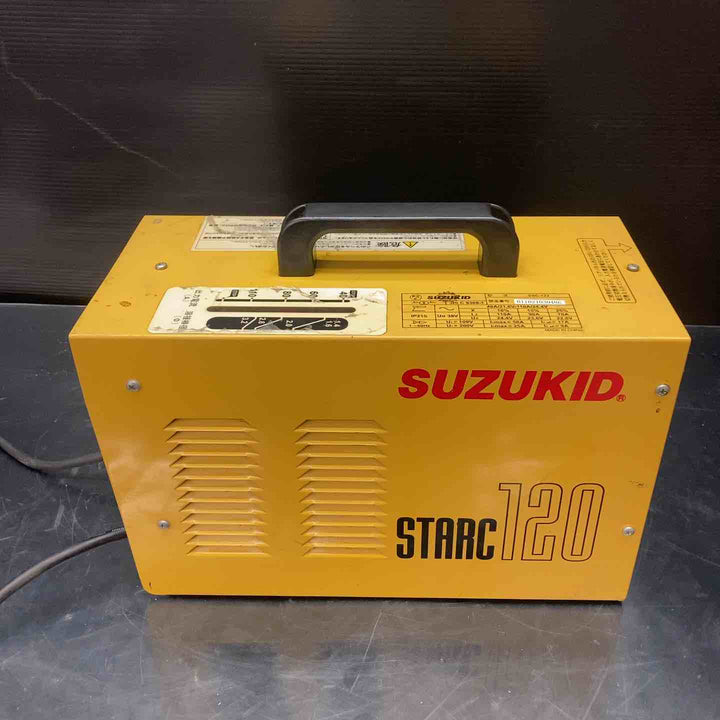 スズキッド(SUZUKID) 100V/200V兼用交流アーク溶接機 スターク120 60Hz専用 SSC-122【川越店】