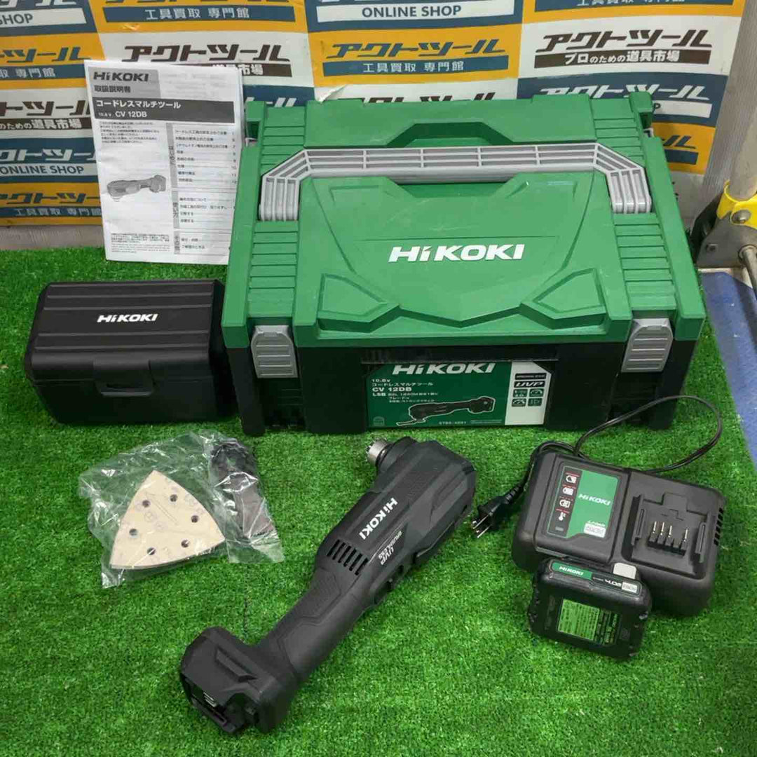 ★ハイコーキ(HIKOKI ※旧:日立工機) コードレスマルチツール CV12DB(LSB)【草加店】