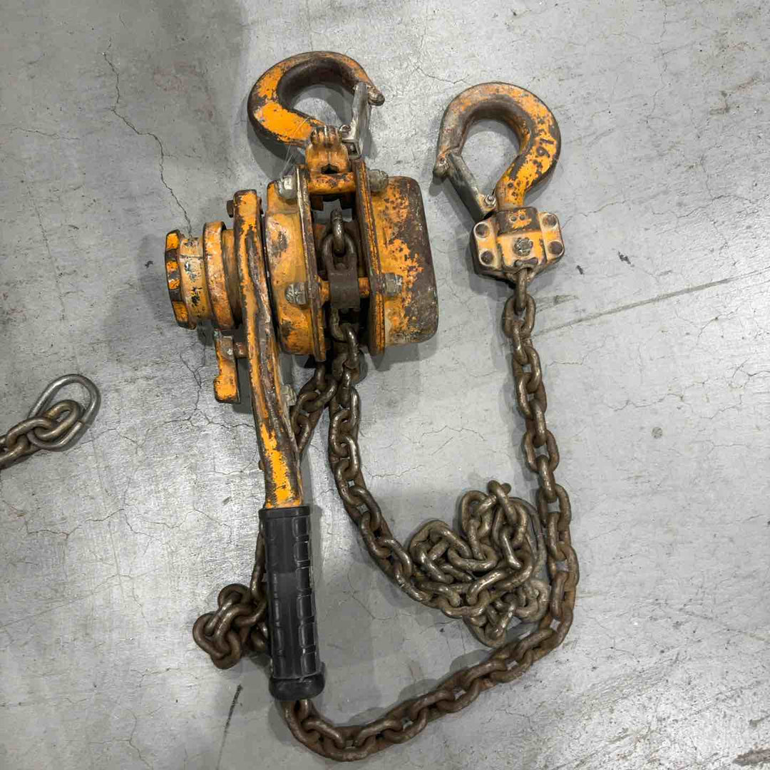 【中古品】KITO/キトー レバーブロック L5型 LB016 荷重1.6t/1.6トン 揚程1.5m 3台セット【川口店】