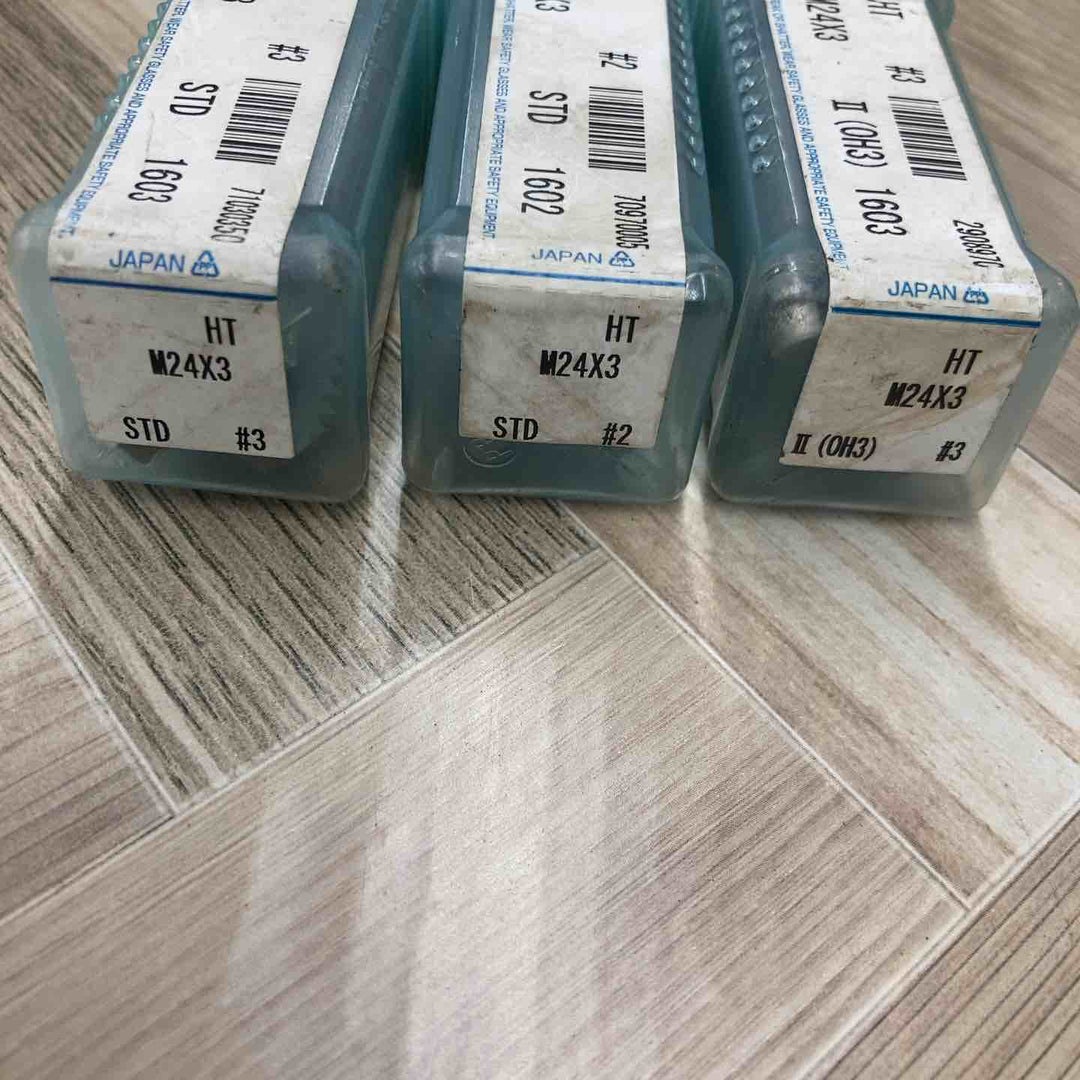 ヤマワ YAMAWA ハンドタップ 鉄製 M24×3 ねじ径M24 ピッチ3mm 3個セット【八潮店】