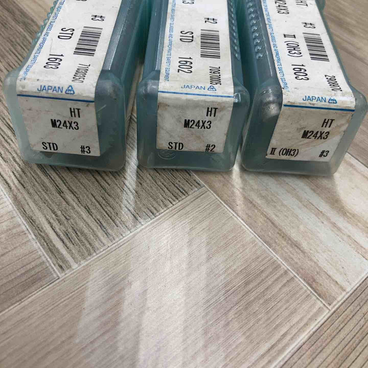 ヤマワ YAMAWA ハンドタップ 鉄製 M24×3 ねじ径M24 ピッチ3mm 3個セット【八潮店】