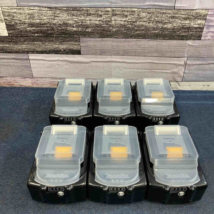 【未使用品】6個セット マキタ makita リチウムイオンバッテリー 18V 6.0Ah BL1860B【八潮店】