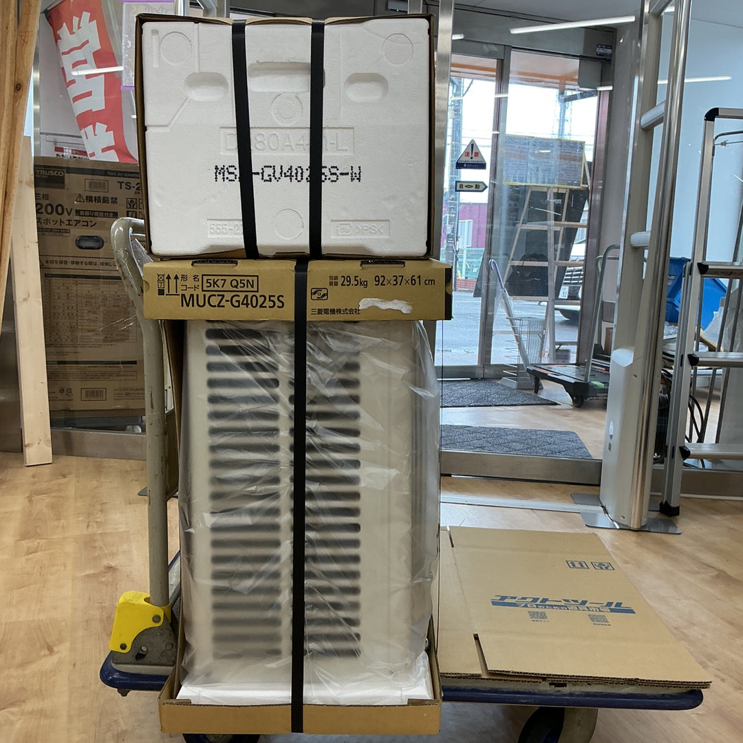【店頭受取り限定】三菱電機 ルームエアコン 霧ヶ峰 GVシリーズ  ピュアホワイト 2025年 MSZ-GV4025S-W【電材館越谷店】