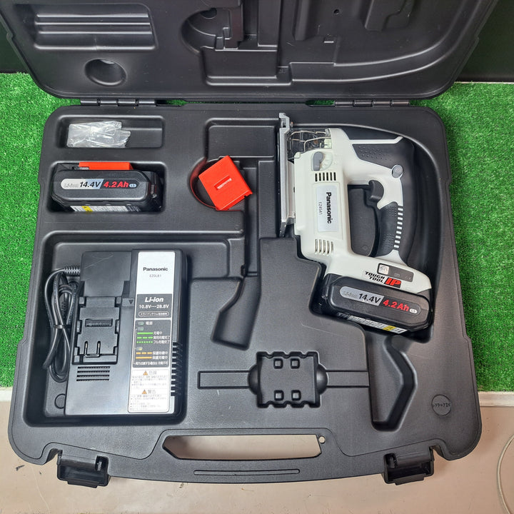 【美品】◇パナソニック(Panasonic) コードレスジグソー14.4V EZ4541LS2S-B【岩槻店】