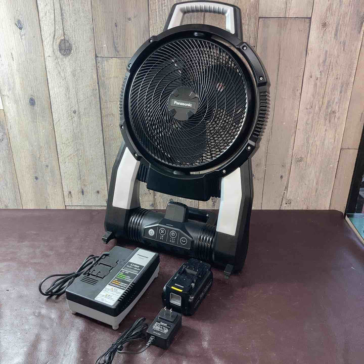 【中古品】パナソニック(Panasonic) コードレス工事用扇風機 EZ37A4-B【東大和店】