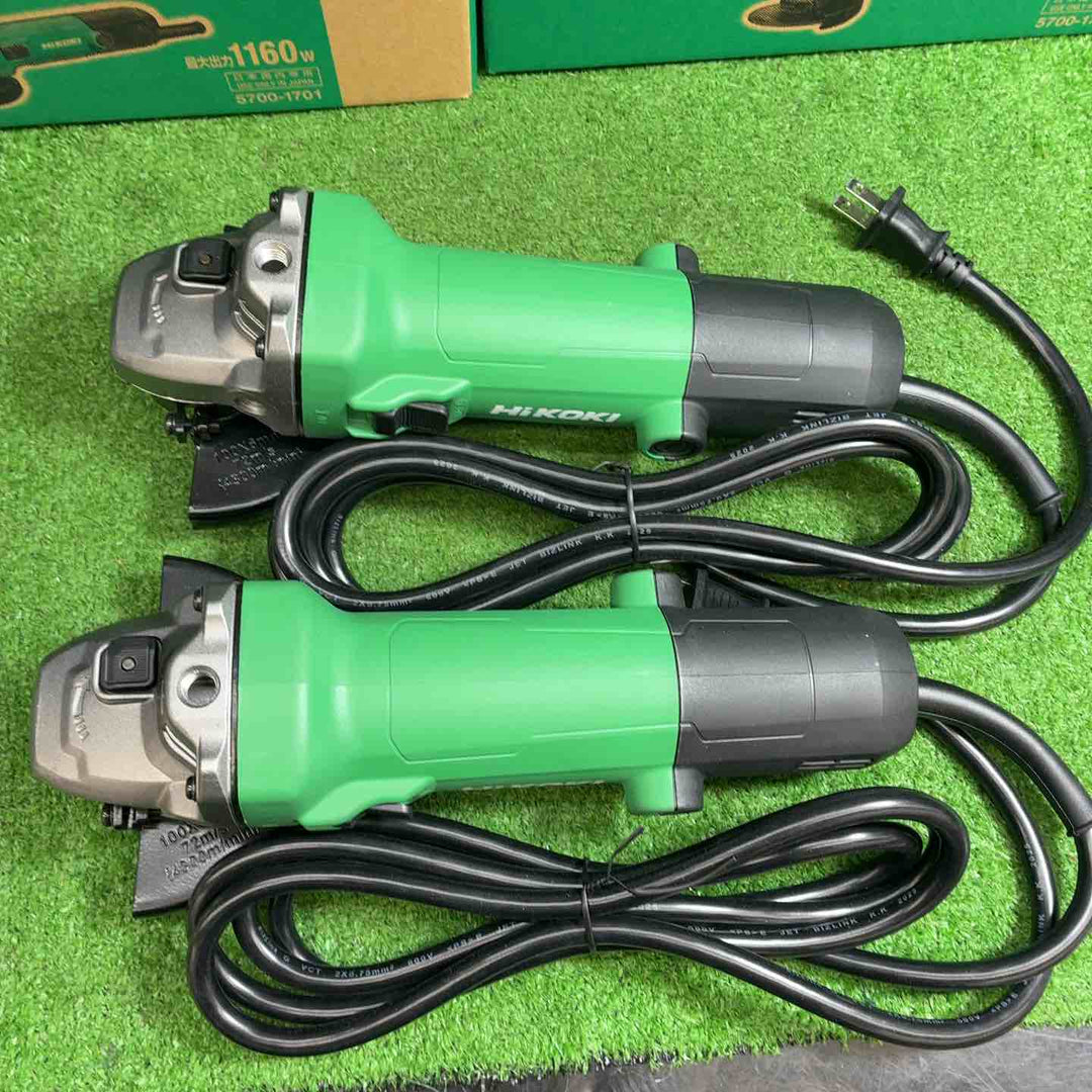 【2台セット】ハイコーキ(HIKOKI ※旧:日立工機) 100mm ディスクグラインダー G10SH7【藤沢店】