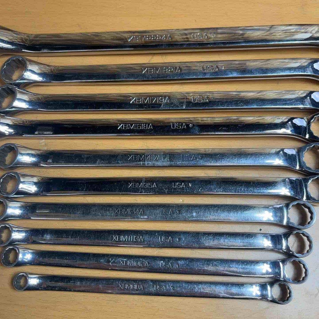 Snap-on スナップオン メガネレンチ 中古 10本セット XBM2224A/1821/1719/1618/1417/1315/1214/1113/1012/810　【越谷店】