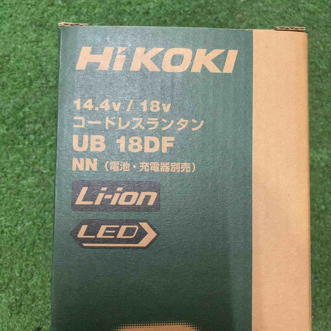 ハイコーキ(HIKOKI ※旧:日立工機) 14.4/18V共用 コードレスLEDランタン  UB18DF(NN)【町田店】