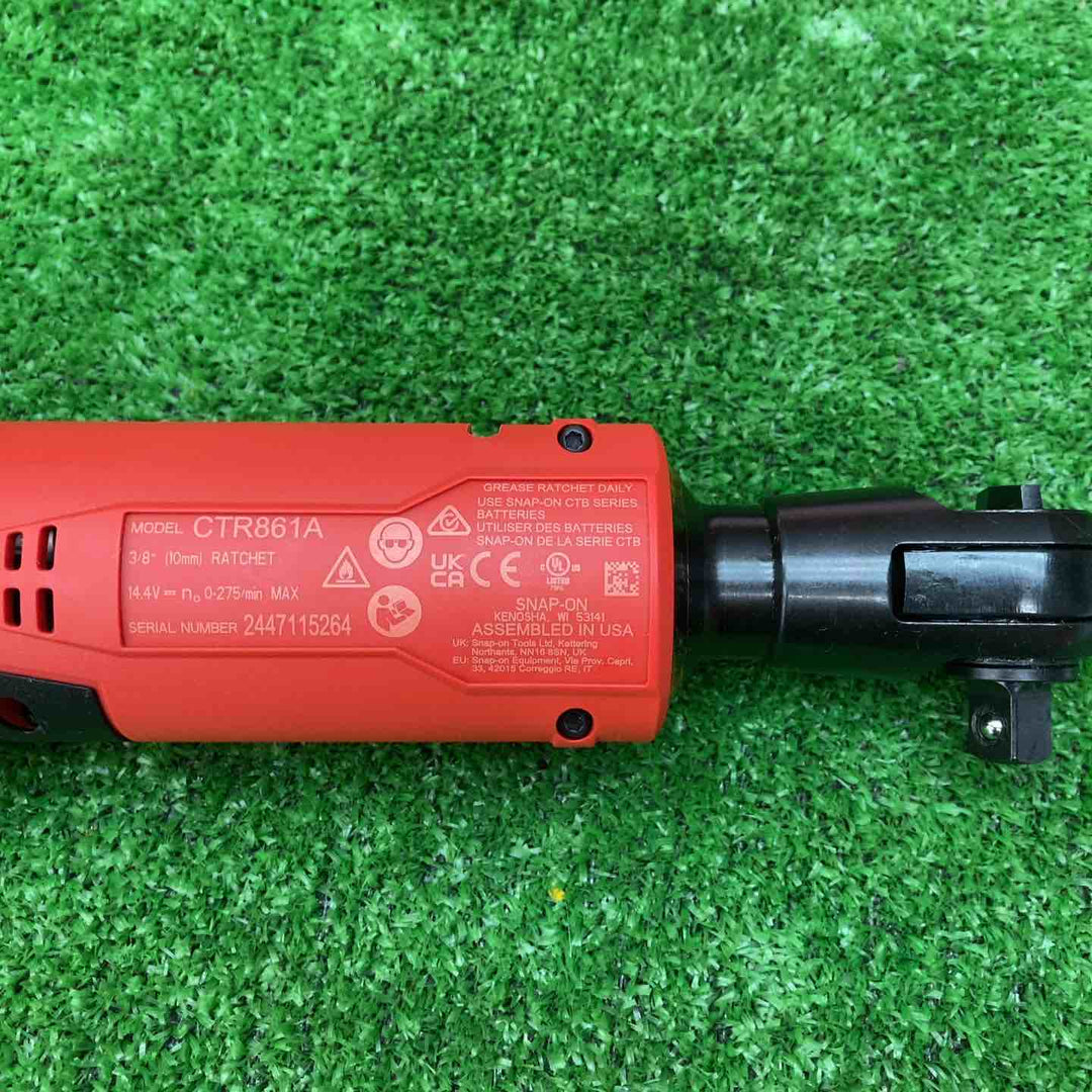 スナップオン/Snap-on コードレスラチェットレンチ CTR861ADB レッド 本体のみ【川越店】