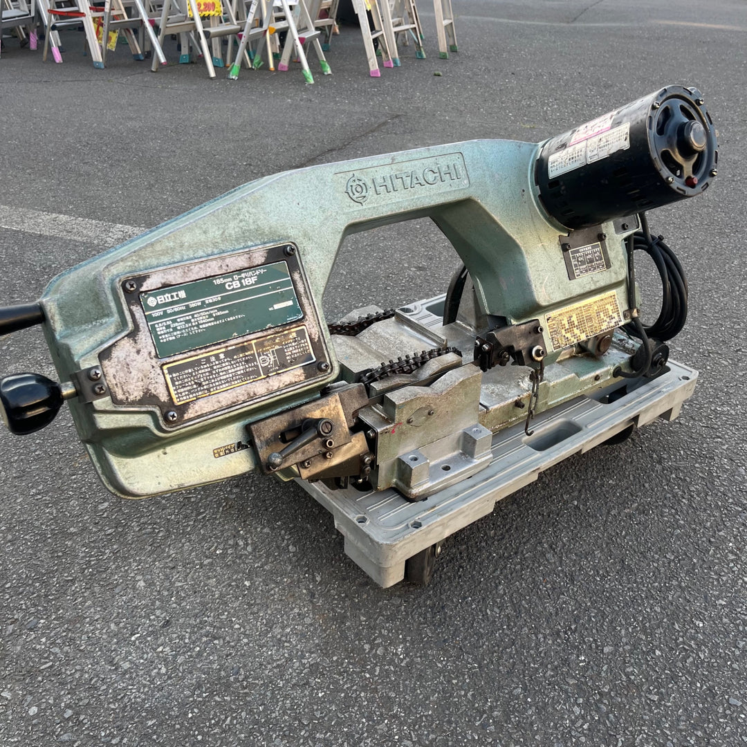 【中古品/店頭受取り限定】◇ハイコーキ(HIKOKI ※旧:日立工機) ロータリバンドソー CB18F 替刃10本付【東大和店】