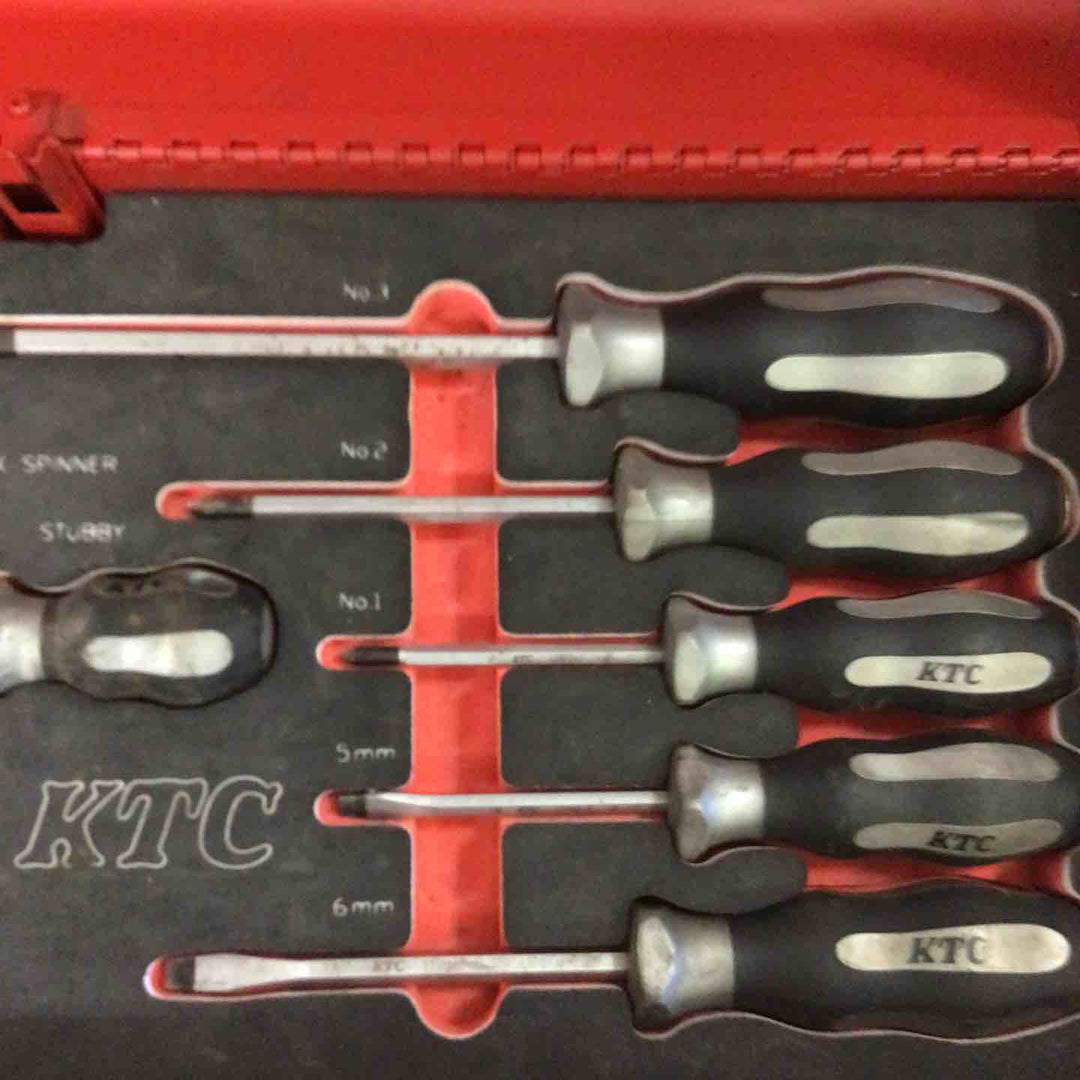 KTC 京都機械工具 ツールボックス LSKX0202SR 整備工具セット  2段引出し ハンドツール【町田店】