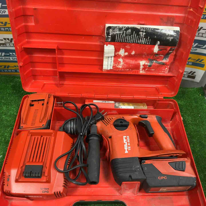 ◇ヒルティ(HILTI) コードレスハンマドリル　TE4-A22【草加店】