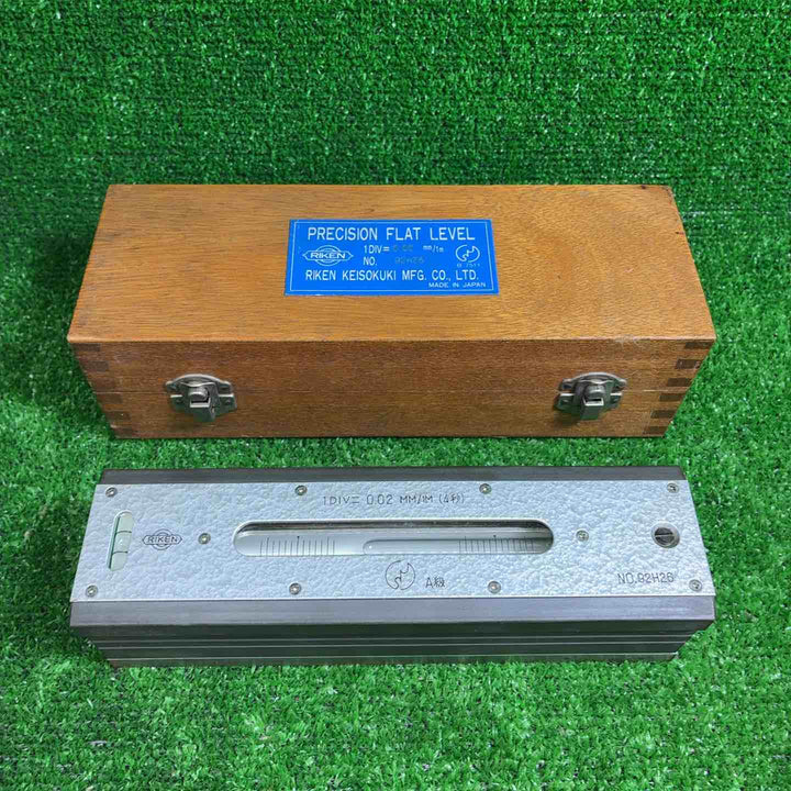 【現状品】理研 RIKEN 精密水準器 平形水準器 No.92H26 200×0.02【藤沢店】