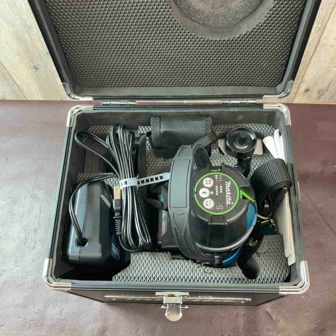【中古美品】マキタ(makita) コードレスグリーンレーザー墨出し器 SK211GDZ 矩・横 受光器 バッテリー付属【東大和店】