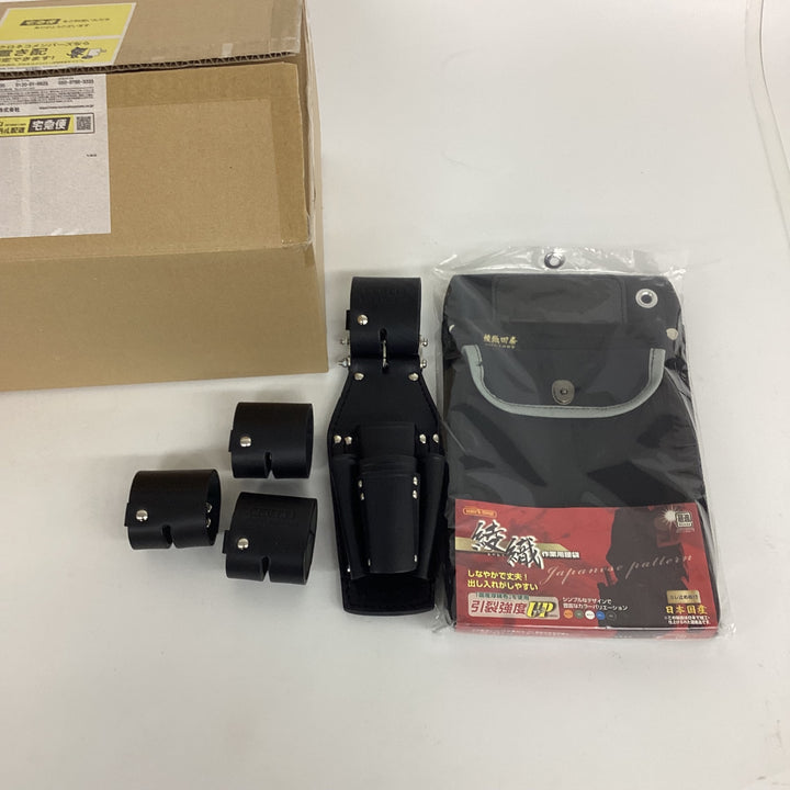 ニックス 腰袋 ドライバーホルダー ベルトループ コヅチ 腰袋 KCN-19DXBBK まとめ売り【狭山】