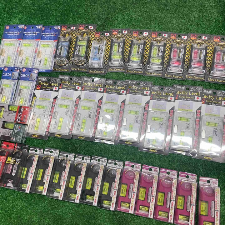 18go【未開封/送料無料】水平器 磁石モデル マグネット付き 40個まとめ売り エビスダイヤモンド KOD シンワ等【川越店】