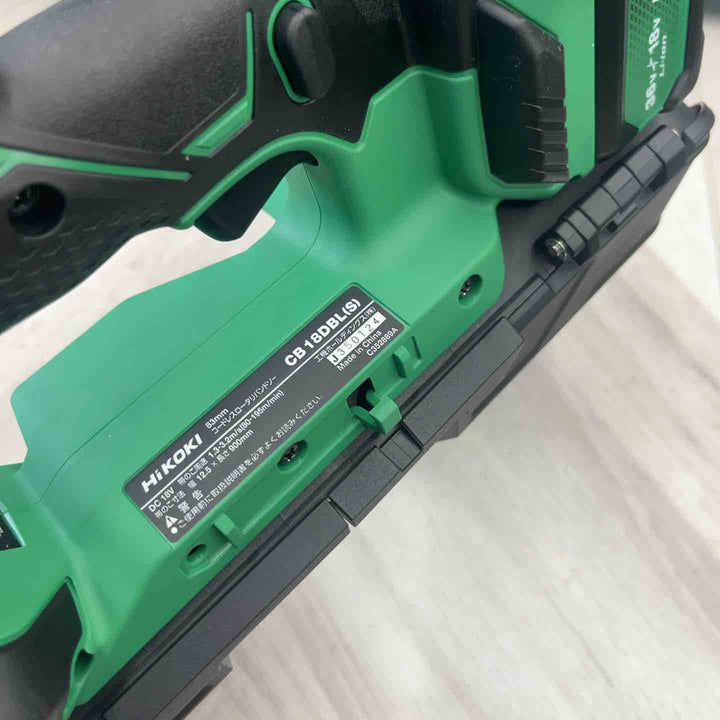 HiKOKI(ハイコーキ) 18V コードレスロータリバンドソー 新型マルチボルト蓄電池１個・急速充電器・ケース付 CB18DBL(S)(LXPKZ)【越谷店】