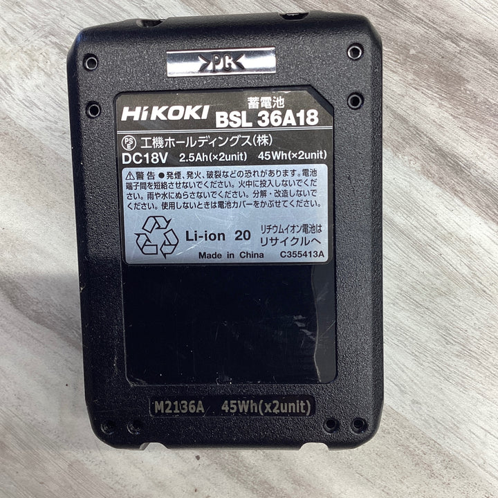 ★ハイコーキ(HIKOKI ※旧:日立工機) コードレスセーバーソー CR36DA(XP)【越谷店】