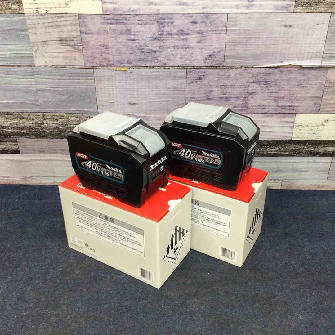 【未使用品】マキタ(makita) リチウムイオンバッテリー 40Vmax/8.0Ah BL4080F 2個セット【八潮店】