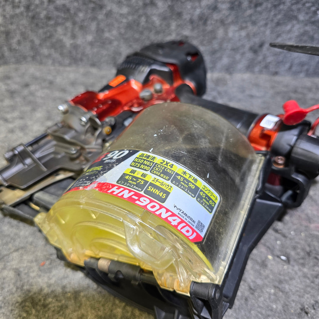 【中古品】マックス(MAX) 高圧エア釘打ち機 HN-90N4(D)-R【桶川店】