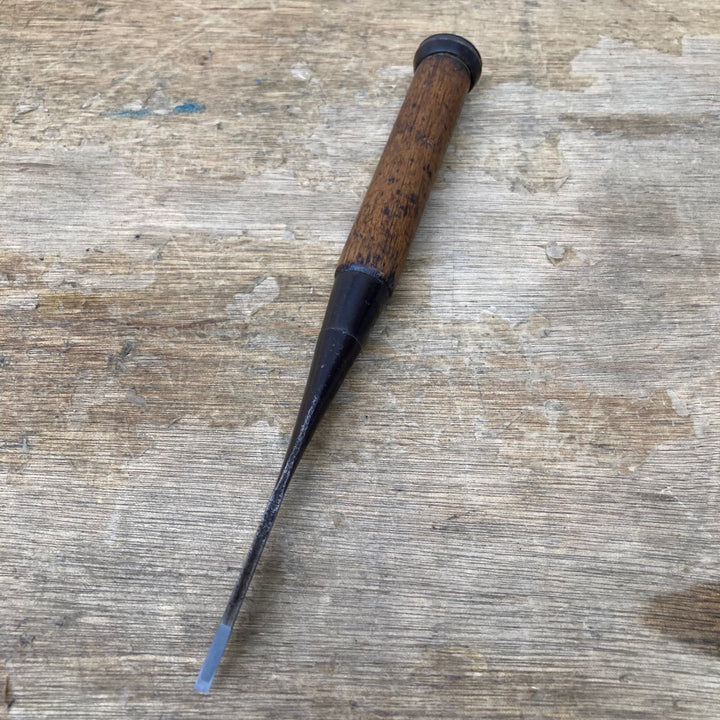 【中古品】　「東一正芳」銘 鑿 刃幅約3mm のみ 和工具 大工道具【柏店】