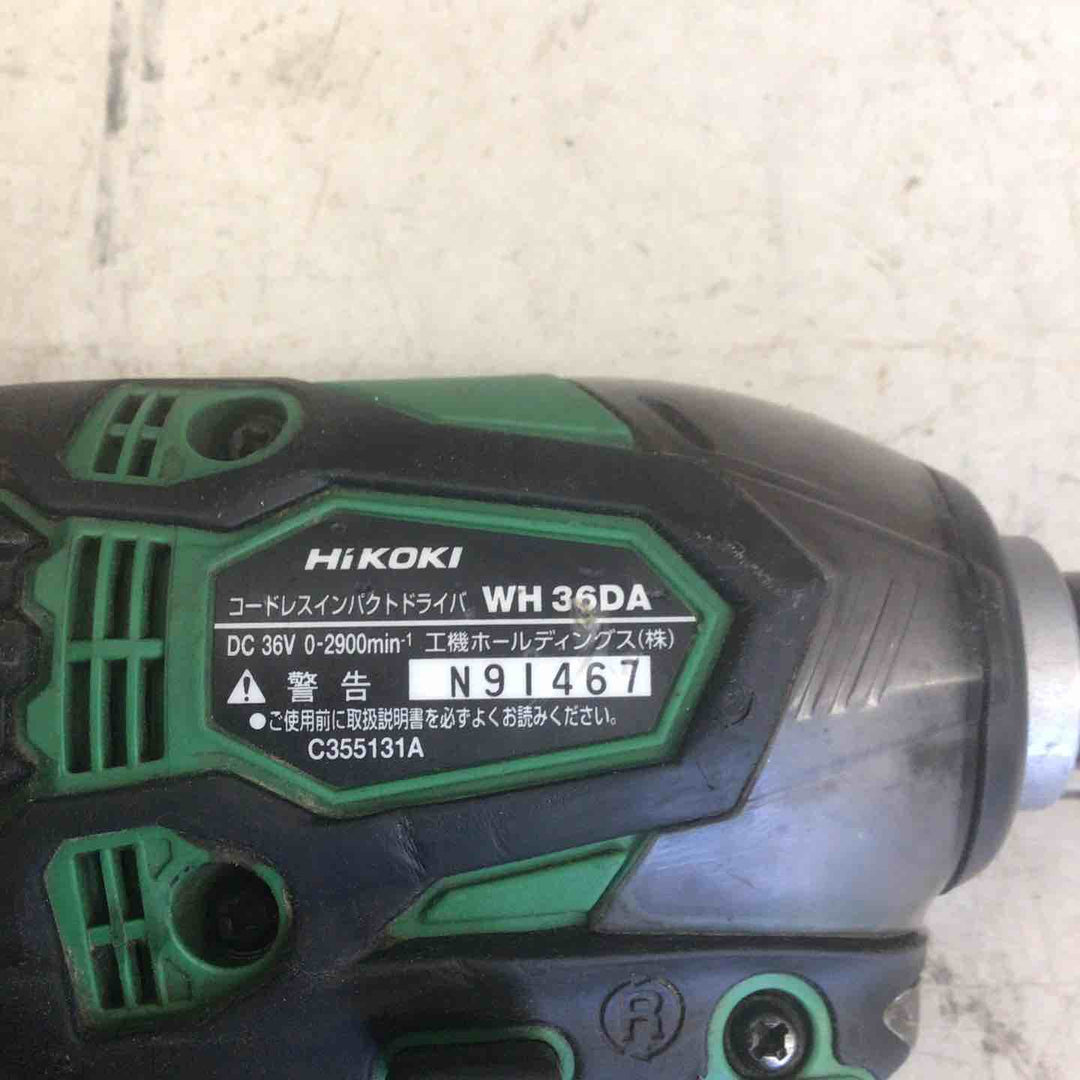【中古品】 ハイコーキ/HIKOKI コードレスインパクトドライバー WH36DA(NN) 【鴻巣店】