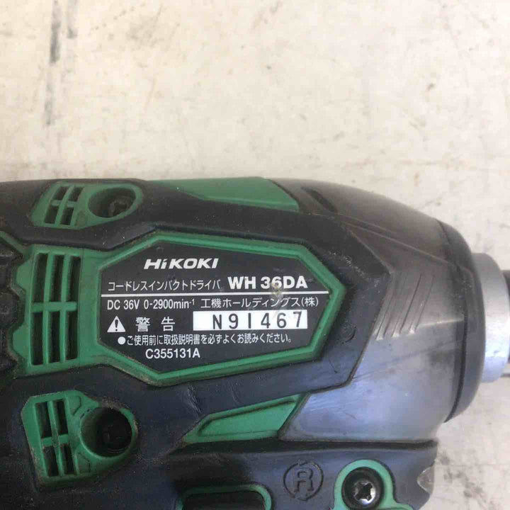 【中古品】 ハイコーキ/HIKOKI コードレスインパクトドライバー WH36DA(NN) 【鴻巣店】