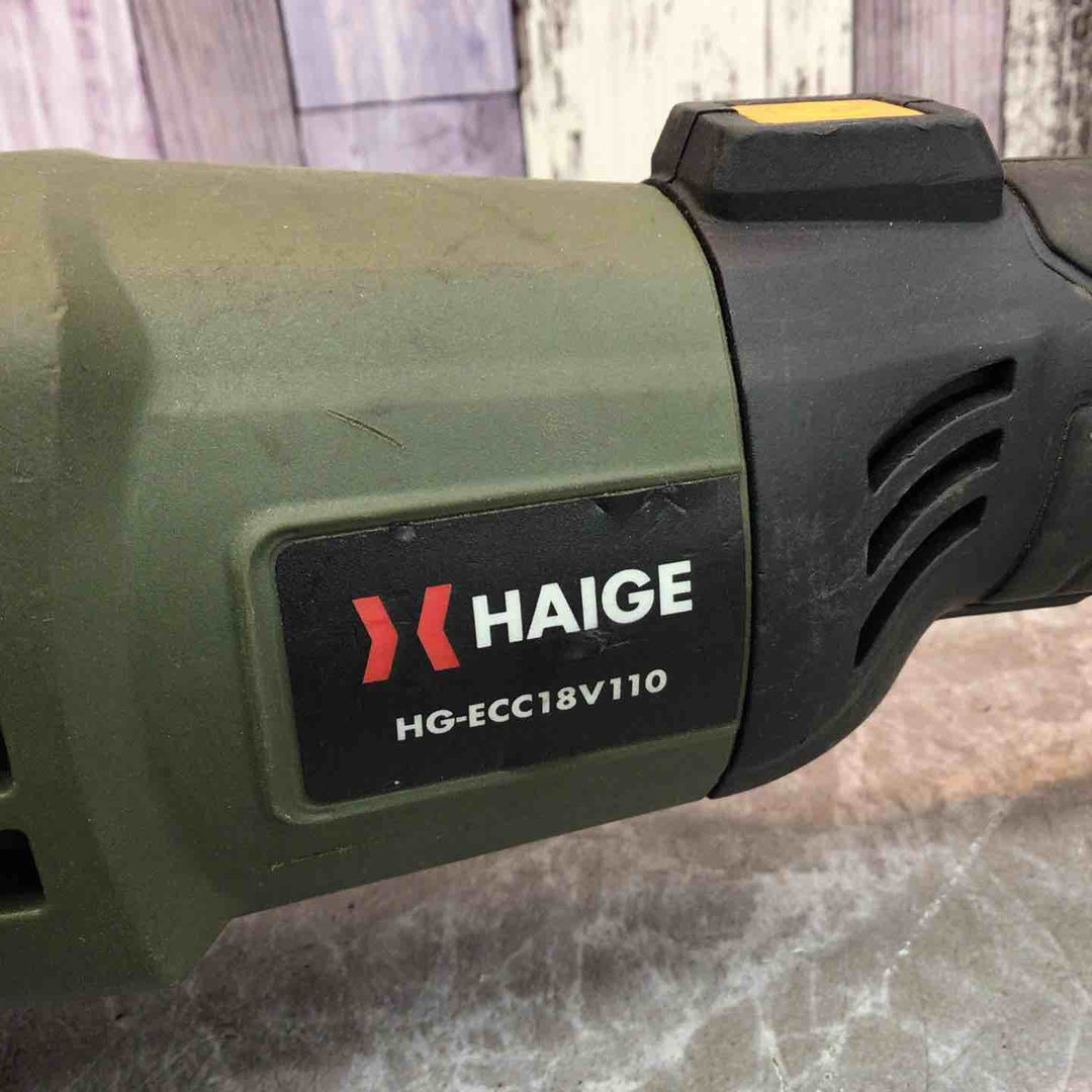 【中古品】HAIGE/ハイガー　ツライチカッタ　HG-ECC18V110　本体のみ【八潮店】