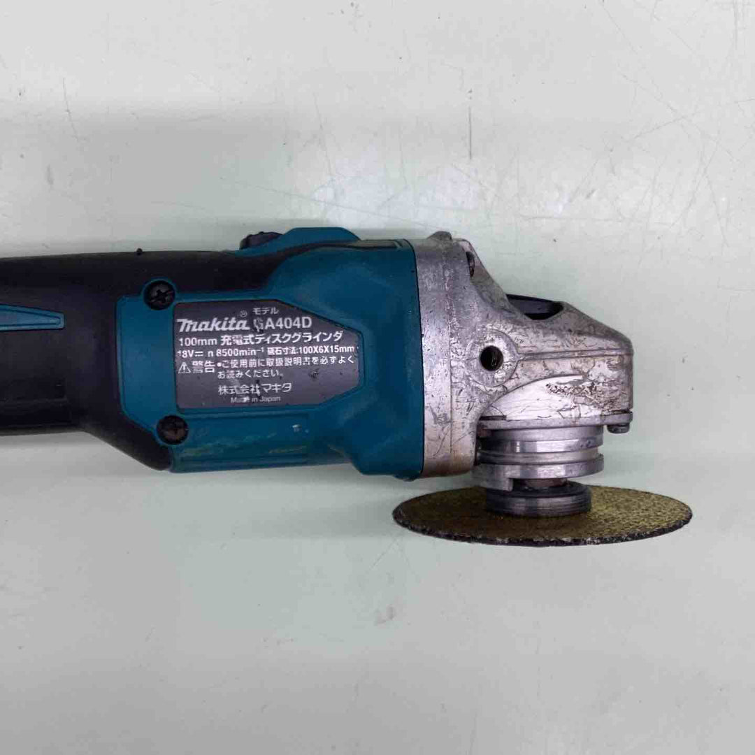 ☆マキタ(makita) 100mmコードレスディスクグラインダー GA404DZ【越谷店】