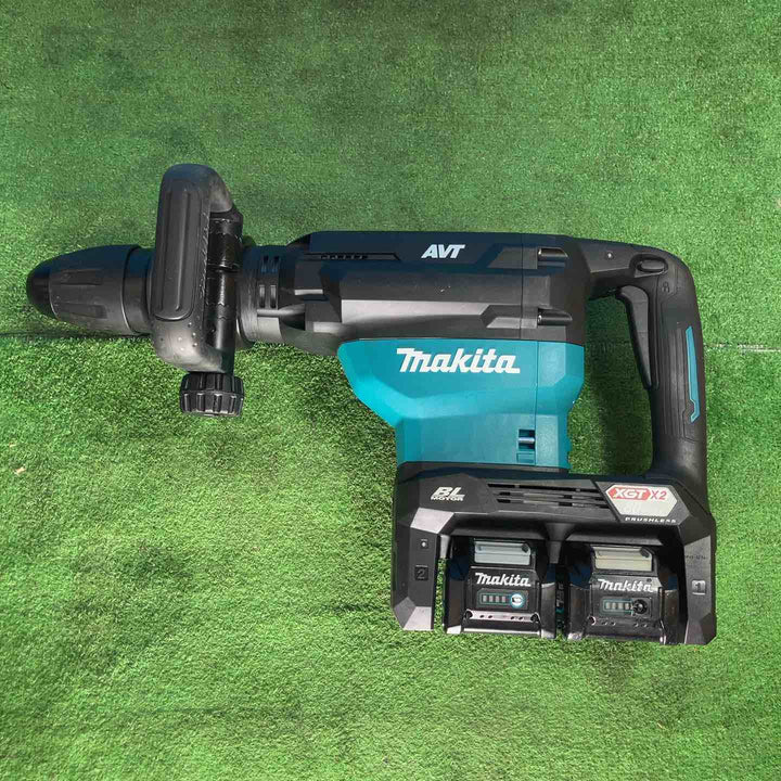 ★マキタ(makita) コードレスハンマ HM002GZK ●BL4040(40V・4.0Ah)×2個・チゼル2本付き ※充電器は付属無し【岩槻店】