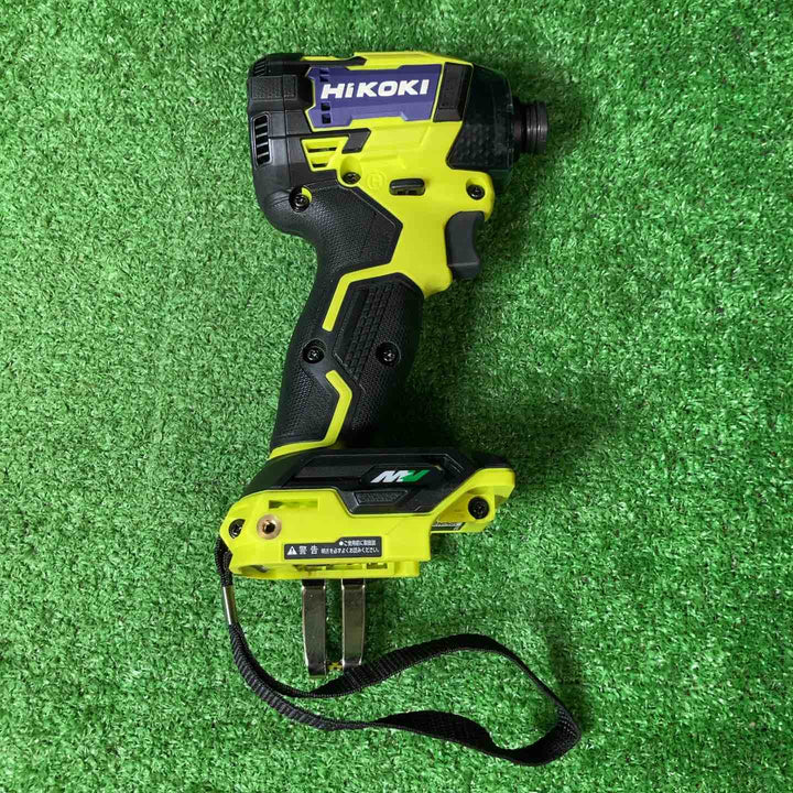【美品】★ハイコーキ(HIKOKI ※旧:日立工機) コードレスインパクトドライバ スパイダーイエロー WH36DD(2XHYSZ)【岩槻店】