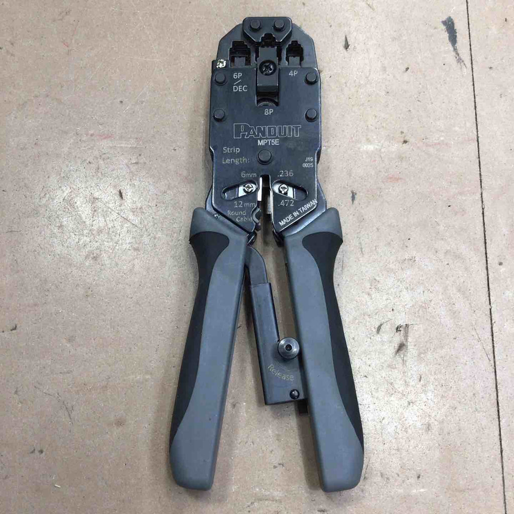 【在庫セール】パンドウイット モジュラプラグ圧着工具 マルチタイプ MPT5E 特別価格:MPT5E-KIT パンドウイット モジュラプラグ圧着工具 | 通信