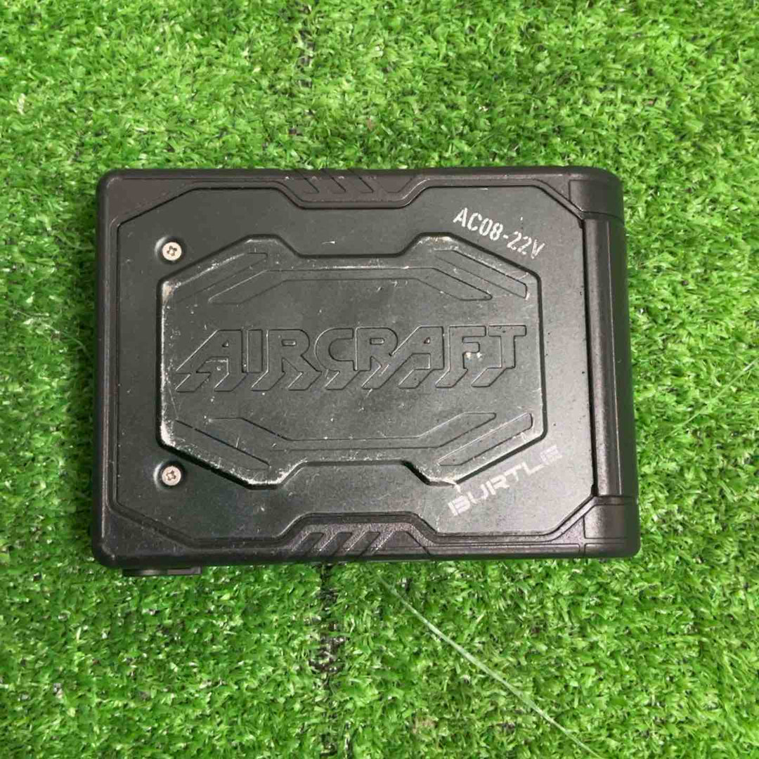 ◇BURTLE バートル エアークラフト 2024年モデル 22Vリチウムイオンバッテリー マットブラック AC08 78 F【草加店】