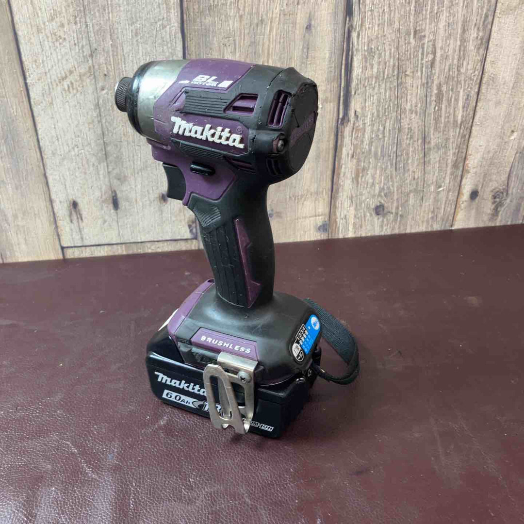 【中古品】 マキタ(makita) 18V コードレスインパクトドライバー TD173DGXAP フルセット パープル/紫 【東大和店】