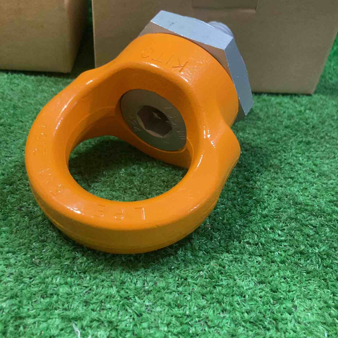 キトー/KITO リフティングポイント アイボルト型 LPE1J024 使用荷重：2.5t 取付ボルトサイズ：Ｍ24×36　2個組【川崎店】