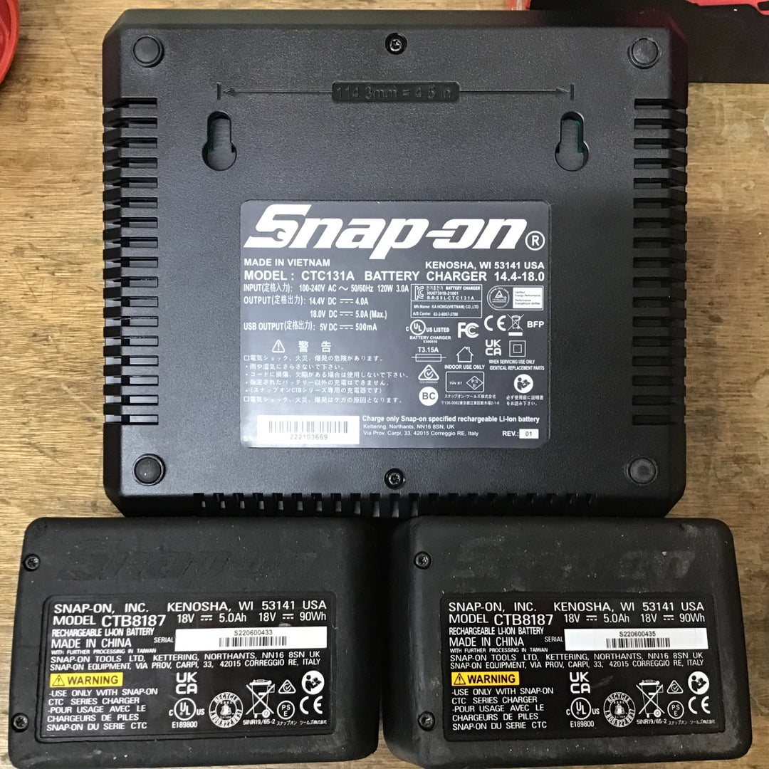 ▲スナップオン(Snap-on) 18Vコードレスラチェットレンチ CTRJ761C【柏店】