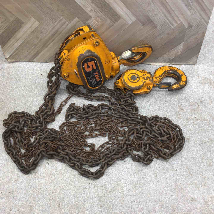 【店頭受取り限定】◇キトー(KITO) チェンブロック チェーンブロック 5t M3形 CB050【八潮店】