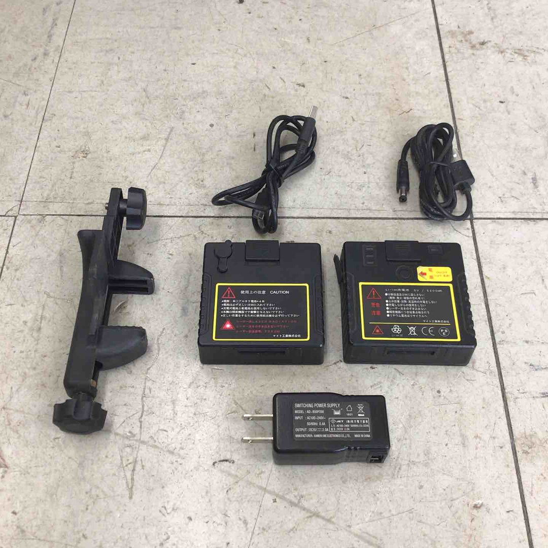 【中古品】 マイト工業/might グリーンレーザー墨出し器 MLS-444GP-R (受光器付き) 【鴻巣店】