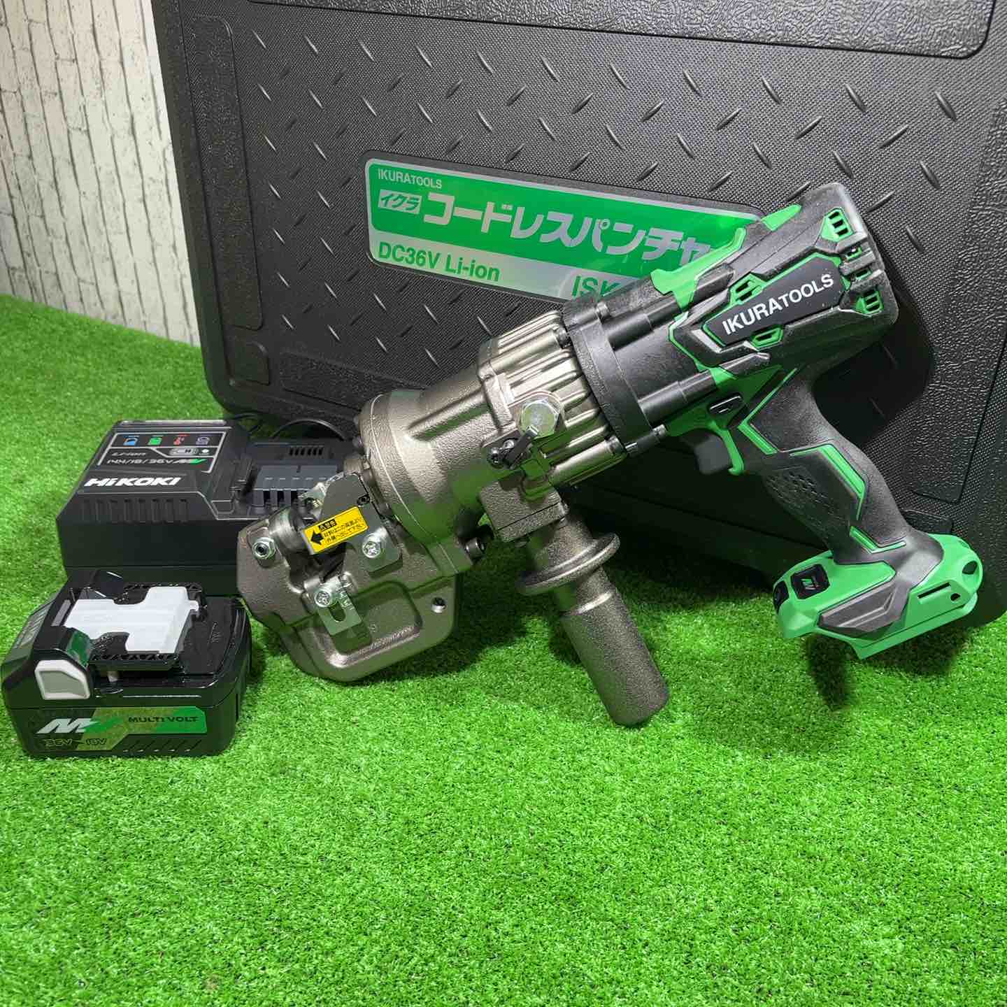 【未使用品】★育良精機(IKURA) コードレスパンチャー ISK-MP15LF【川口店】 ☆育良精機(IKURA) コードレスパンチャー ISK-MP15LF【川口店