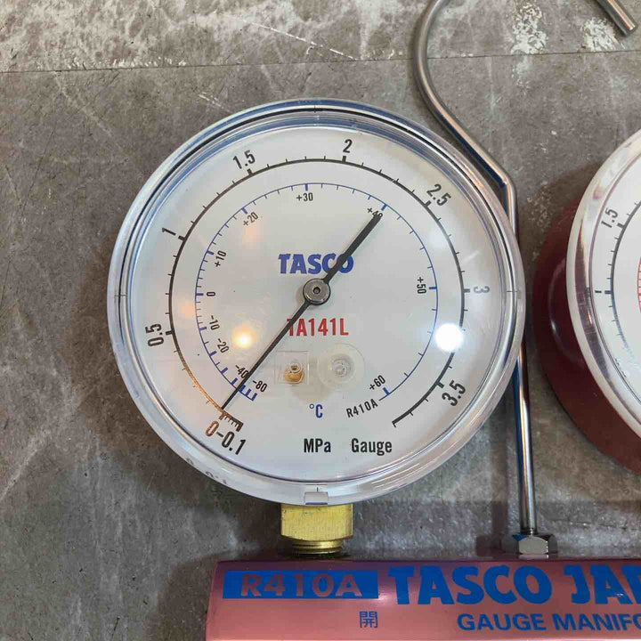 【現状品 動作未確認品】TASCO タスコ ゲージマニホールド R410A　 TA141L TA140L【八潮店】