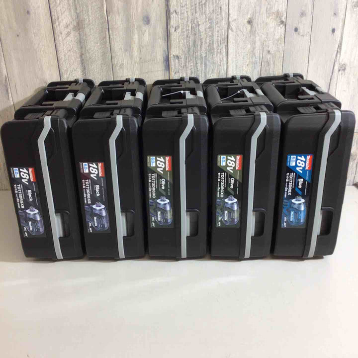 【未使用品】マキタ(makita) コードレスインパクトドライバー TD173DRGX TD173DRGXB TD173DRGXO 5台セット ブラック 黒 青 ブルー オリーブ【戸田店】