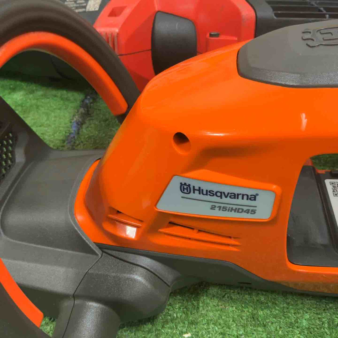 ZENOAH ゼノア コードレスブロワ BHB250P  Husqcarna ハスクバーナ バッテリー式ヘッジトリマー 215iHD45  バッテリー1個 充電器付【草加店】
