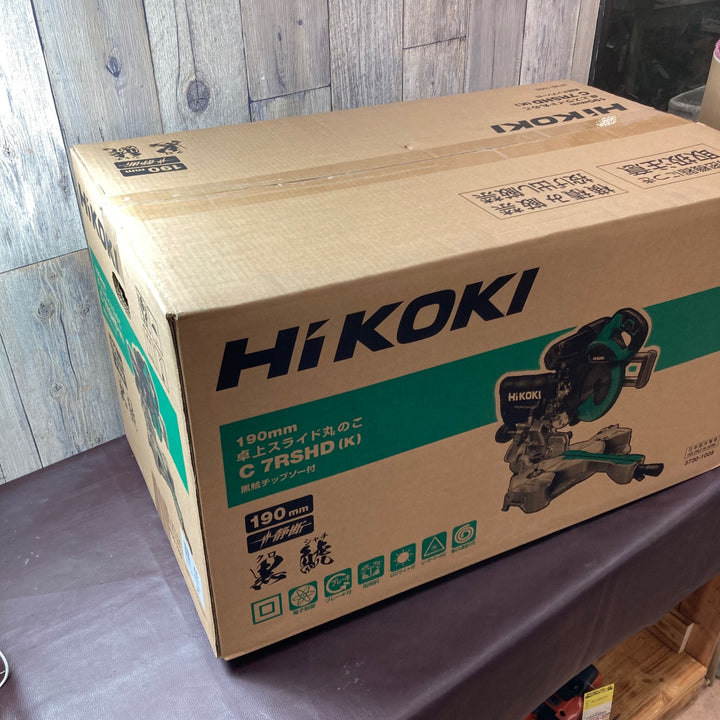 【未使用(店頭展示品)】★ハイコーキ(HIKOKI ※旧:日立工機) 卓上スライド丸のこ C7RSHD(K)【東大和店】