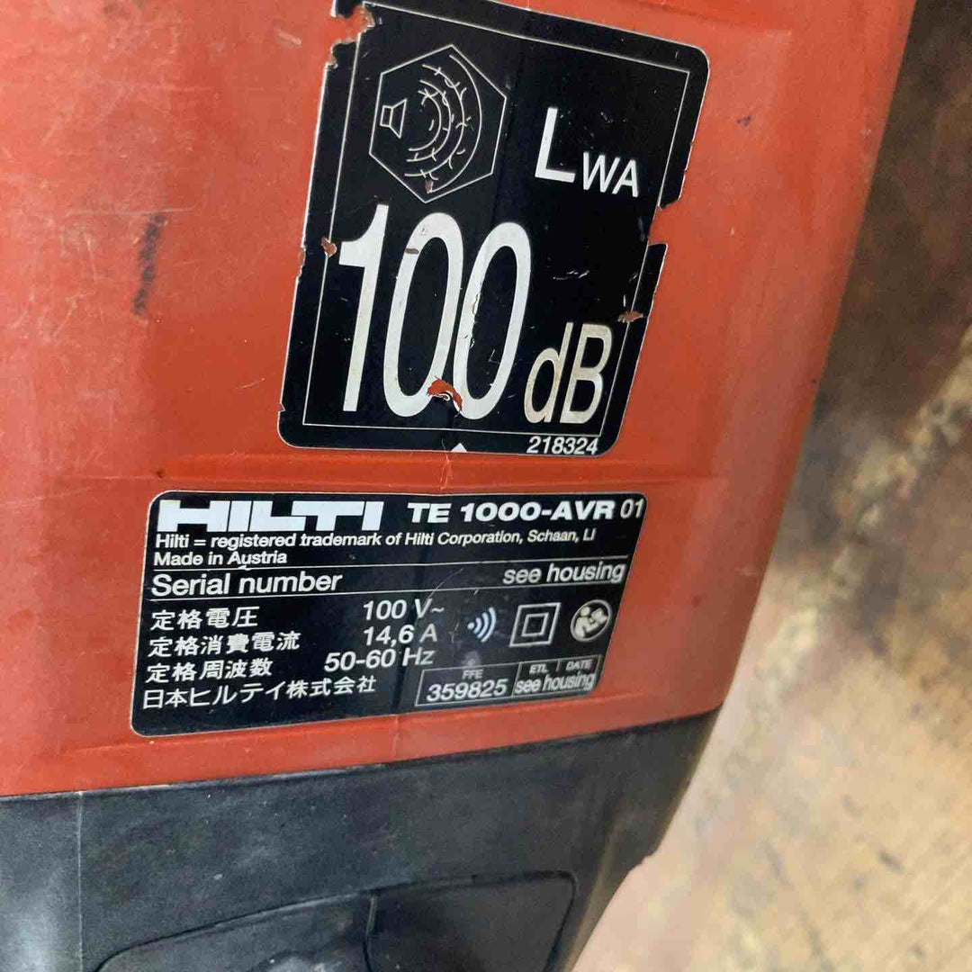 ★ヒルティ(Hilti) コード式ハツリ機 TE1000-AVR【柏店】